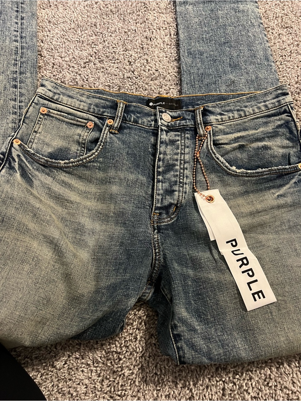 Men’s Purple Denim Jeans